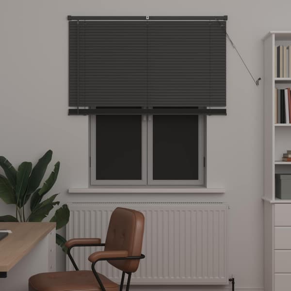 Persienn Silvergrå 150 x 110 cm PVC