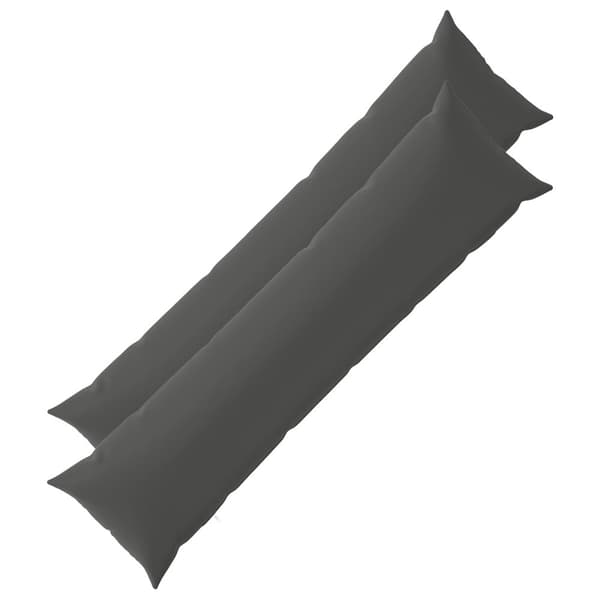 Kuddöverdrag 2 st HEERLEN Antracit 40 x 145 cm Polyester