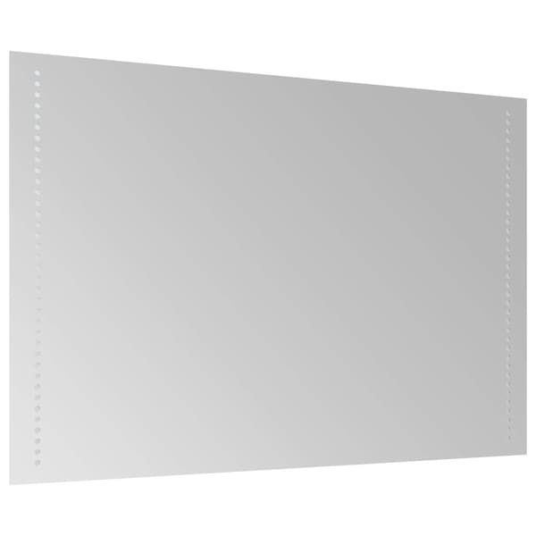 LED Badrumsspegel Transparent 90 x 60 cm härdat glas