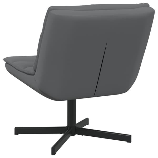 Skrivstol Grå 63 x 75 x 76 cm PU