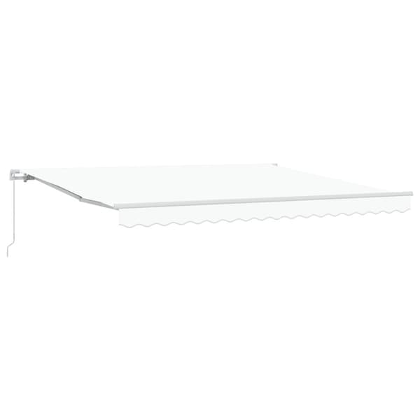 Markis Vit 400 x 350 x 165 cm Polyester och metall