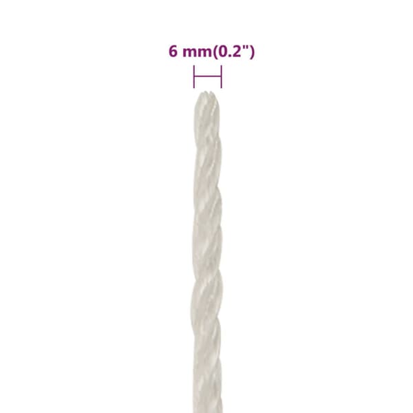 Rep vit 6 mm 100 m polypropylen