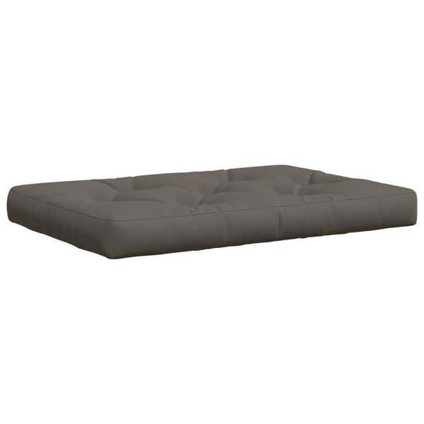 Pallkudd VIANEN 100% Polyester Grå 120 x 60 x 12 cm