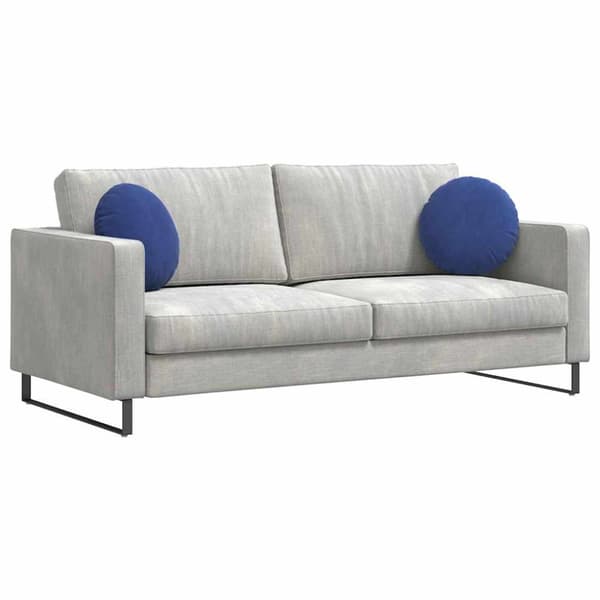 Sittkuddar 2 pcs Polisblå Ø 40 x 13 cm Sammet