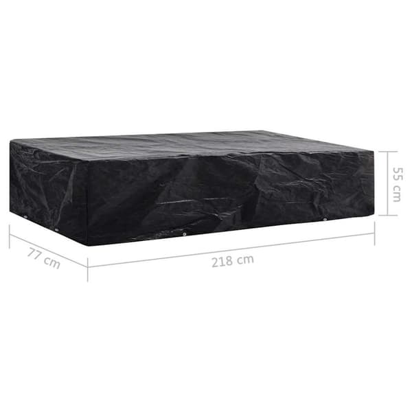 Överdrag för solsängar 8 öljetter 218x77x55 cm