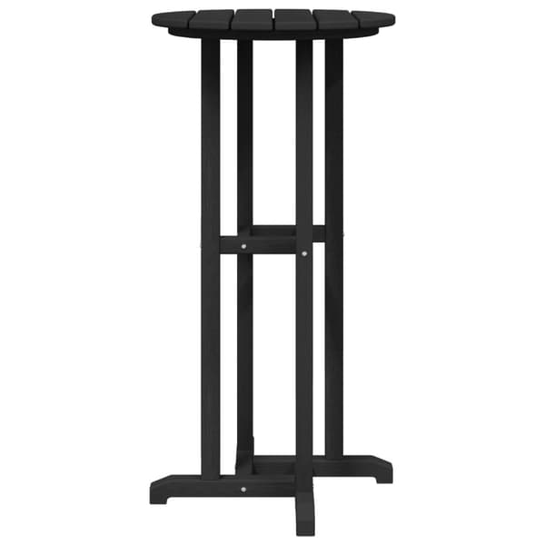 Trädgårds Bar Set 3 pcs Svart HDPE