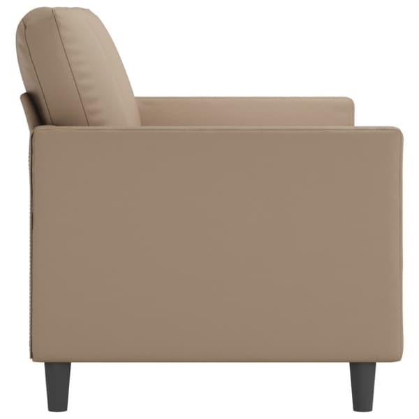 3-sitssoffa cappuccino 180 cm konstläder