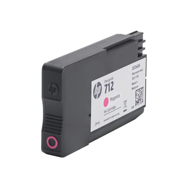HP 712 - 3-pack - magenta - original - DesignJet - bläckpatron