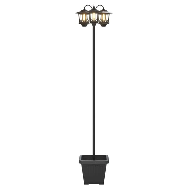 Utomhus Solamp with LED Bulb Svart