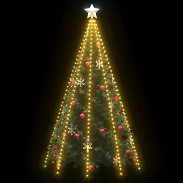 Ljusnät för julgran 400 LED 400 cm