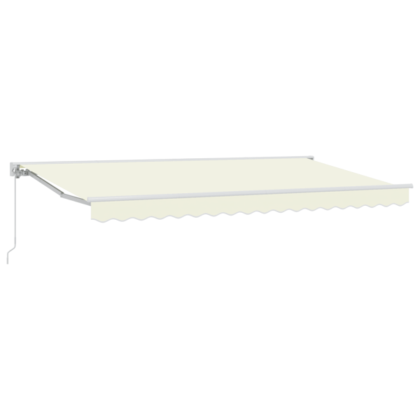 Markisram Kräm 400 x 200 cm Polyester med PU-beläggning