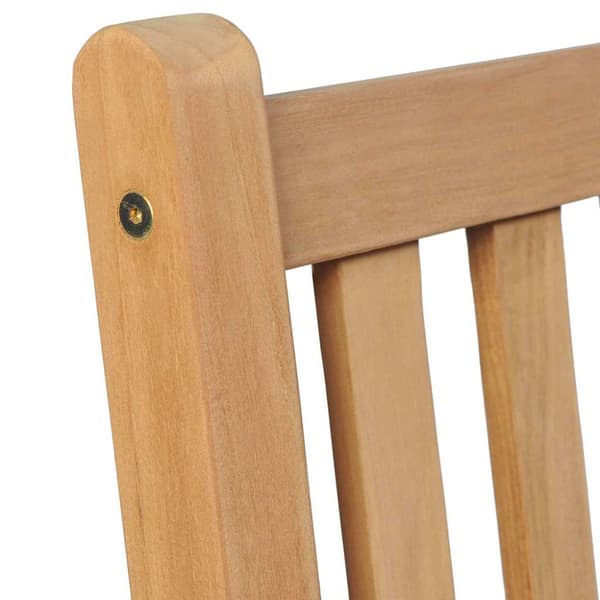 Trädgårdsstolar med röda dynor 4 st massiv teak