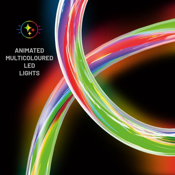 Stealth Light Up Charging Cables Multiformat - 2m Twin Pack