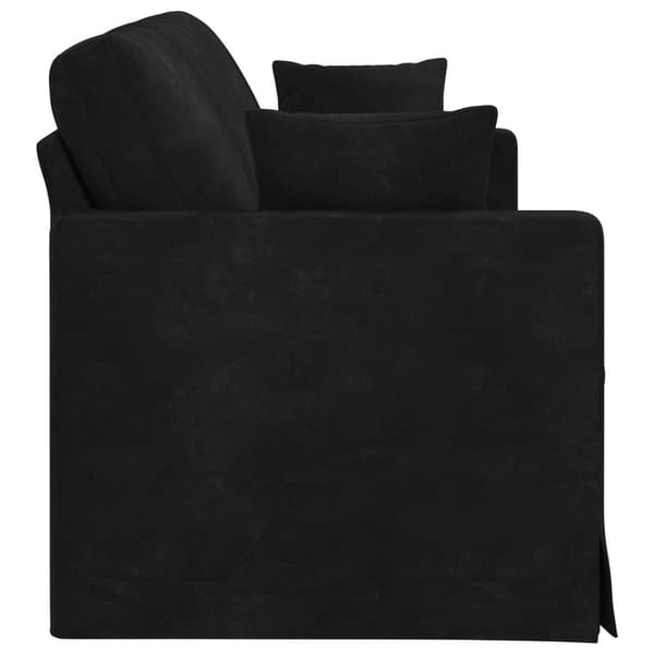 Soffa Svart 198 x 78 x 80 cm Sammet