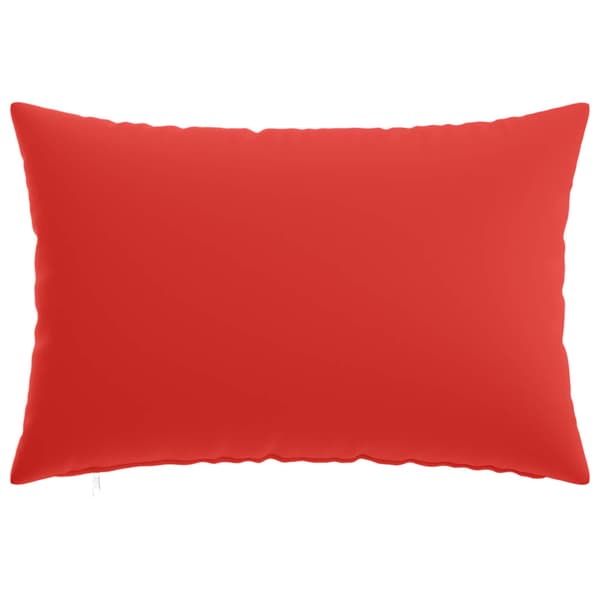 Kuddöverdrag 6 st HEERLEN Röd 40 x 60 cm Polyester