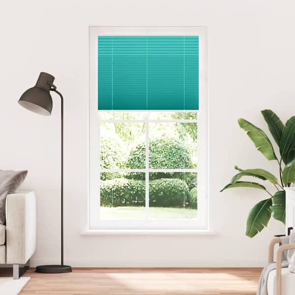 Plisserad persienn bensingrön 105x200 cm tyg bredd 104,4cm