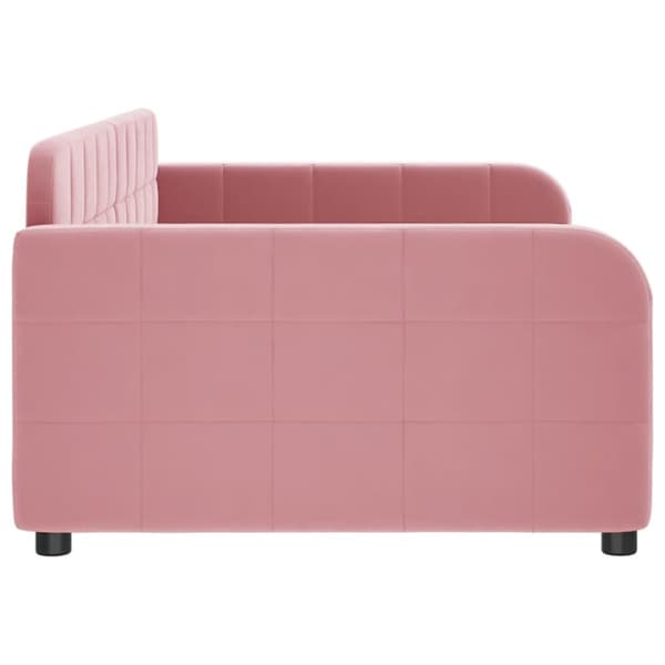 Dagbädd rosa 100x200 cm sammet