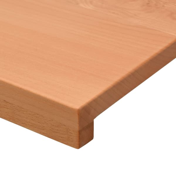 Trappsteg 2 st 110 x 30 x 2 cm Lack Massivt bokträ Rektangulär
