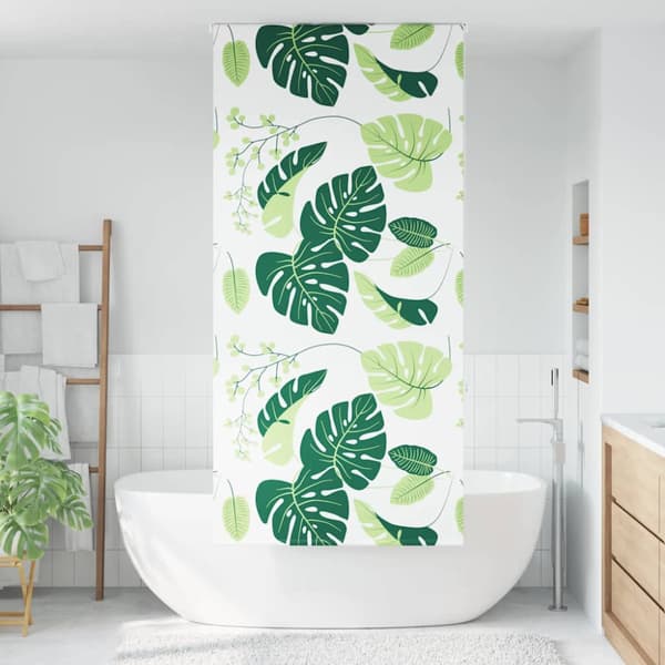 Rullgardin för dusch 100x240 cm tyg bredd 96 cm