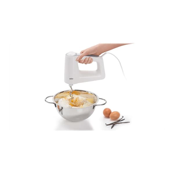 Braun MultiMix 3 HM 3135 WH - handmixer - vit / grå