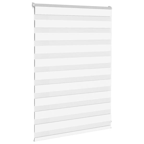 Rullgardin zebra vit 105x100 cm tyg bredd 100,9 cm polyester