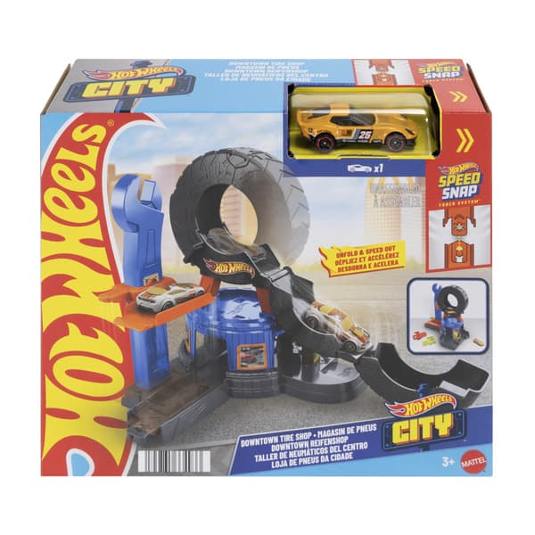Hot Wheels City Downtown Däckverkstad