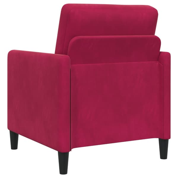Soffa med förvaring Vinröd 72 x 78 x 87 cm Polyester