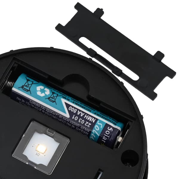 Solar LED Stig Ljus 2 pcs Silver Galvaniserat stål