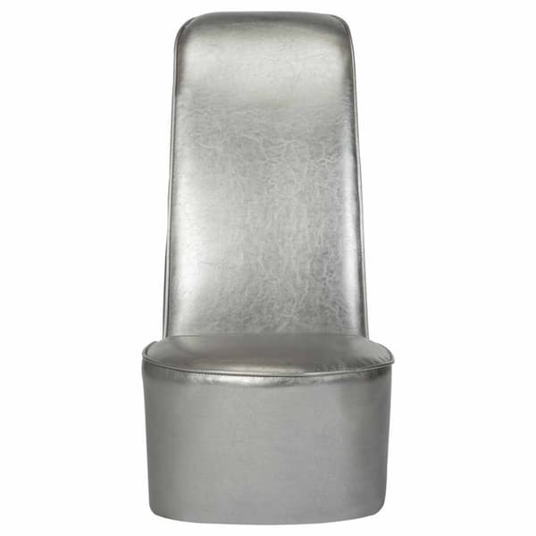 Stol klacksko silver konstläder