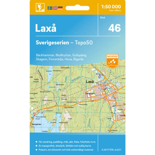46 Laxå Sverigeserien Topo50