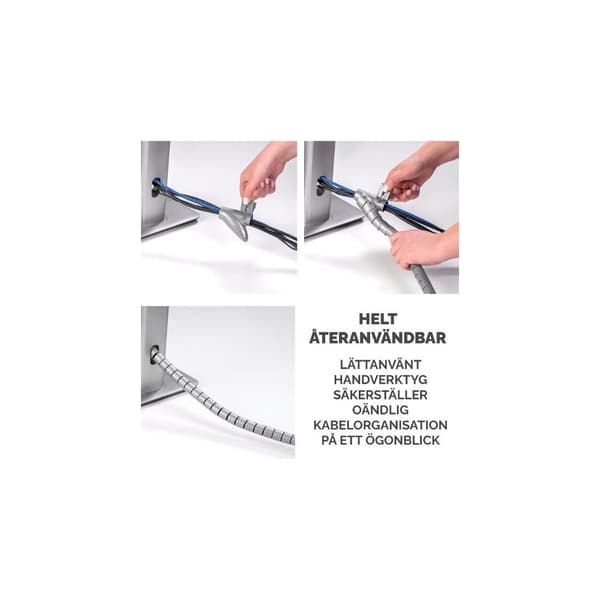 Kabelsamlare FELLOWES CableZip silver