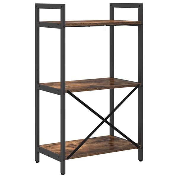 Hyllsystem Rökt ek 56 x 34 x 96 cm Konstruerat trä