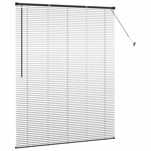 Persienner Svart 175 x 145 cm Aluminium