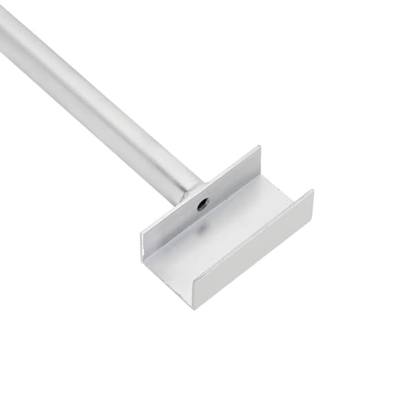 Tarpaulinbracket för släp 4 pcs Silver 130-210 cm Aluminium