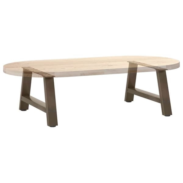 Soffbordsben A-formade 2 st 60x(30-31) cm stål