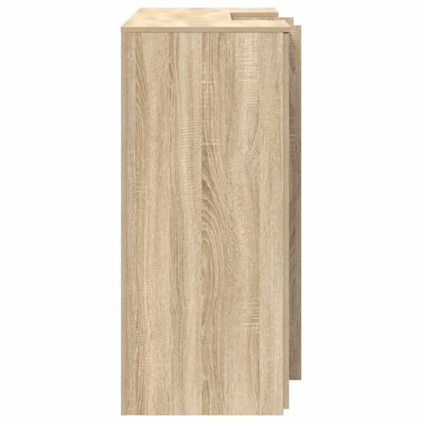 Receptionsdisk sonoma-ek 135x50x103,5 cm konstruerat trä