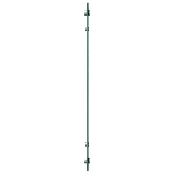 Köksskydd 2 pcs Ljusgrå 70 x 60 cm härdat glas