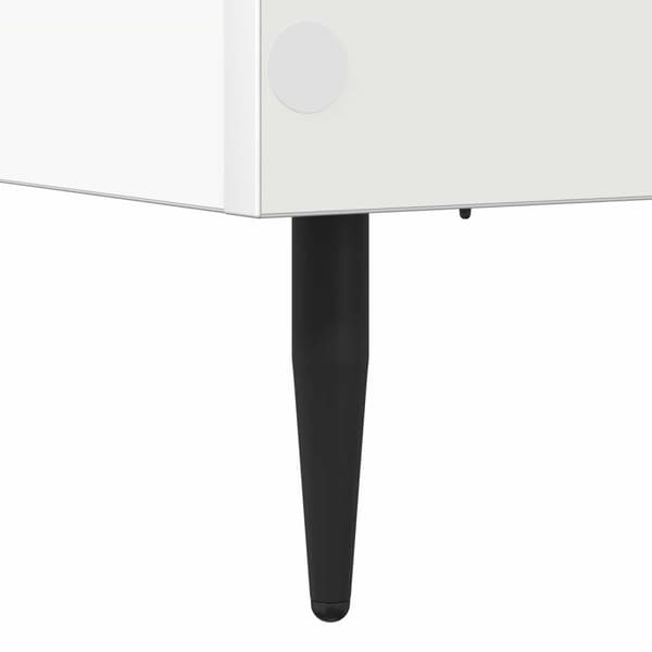 Sängram Vit 80 x 200 cm Konstruerat trä