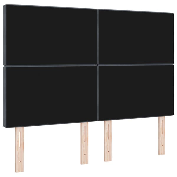 Huvudgavel Mörkgrå 160 cm Sammet