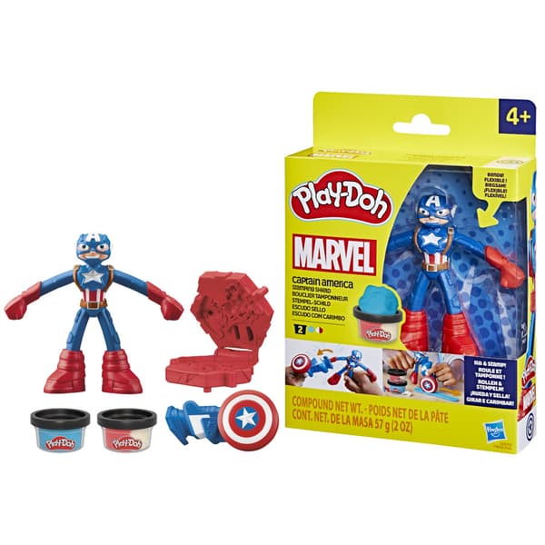 Play-Doh Marvel-figur sort.