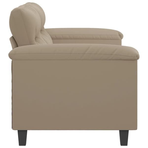 2-sitssoffa taupe 140 cm mikrofibertyg