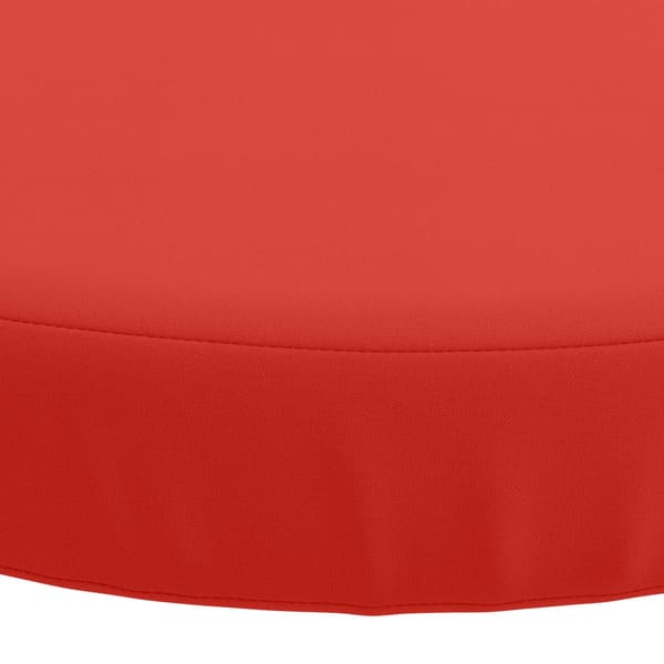 4-delade Sittdynor SOEST 4 st 100% Polyester Röd Ø 40 x 7 cm