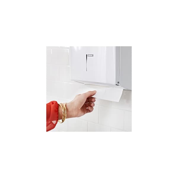 Dispenser KATRIN Handduk M vit metall