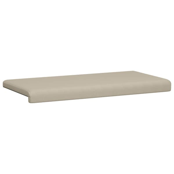 Bänk kudde Texturerad Sammet Sand Djup 35 cm
