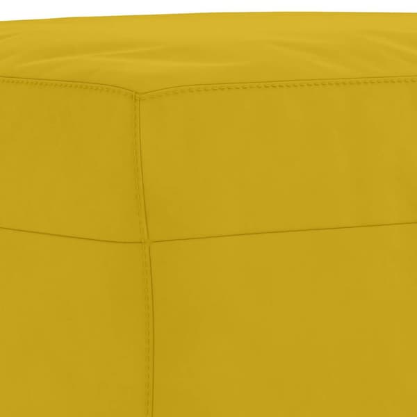 Fotpall Gul 70x55x41 cm sammet