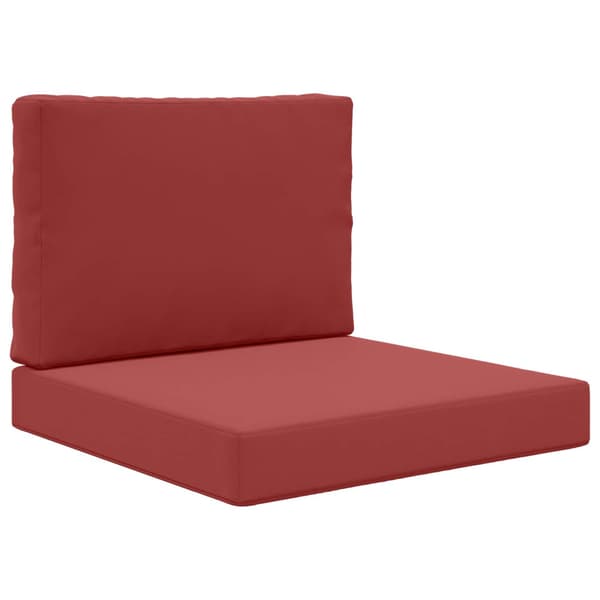 Utomhus Soffa Kudde 2 pcs Vinröd Polyester