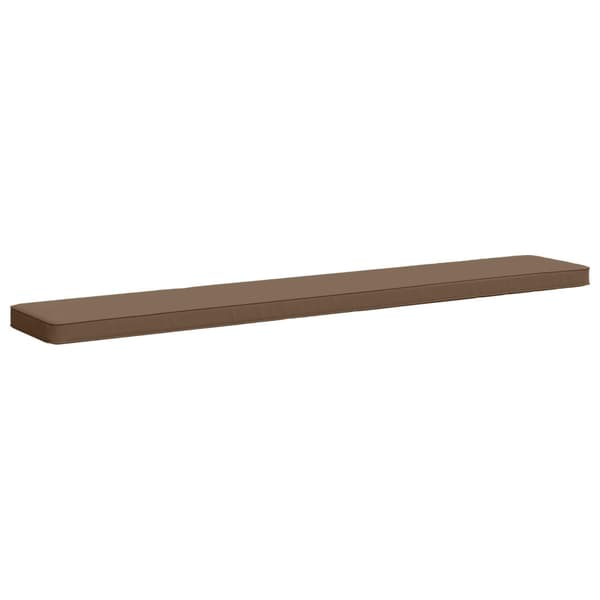 2-delade Bänk Kuddar VUGHT 2 st 100% Polyester Taupe