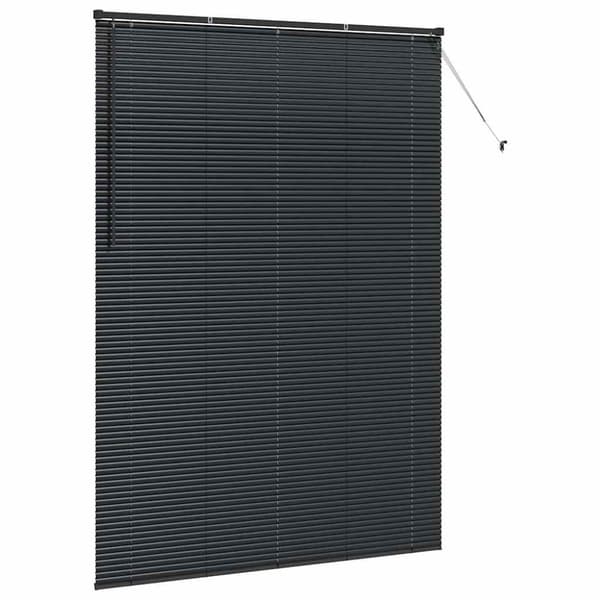 Persienner Svart 220 x 155 cm Aluminium