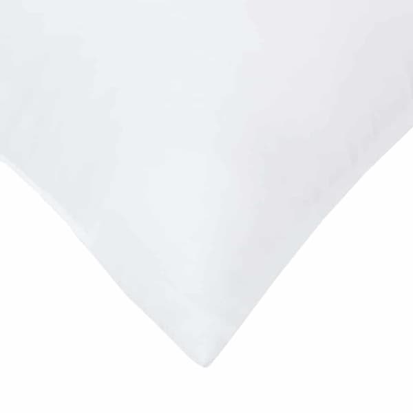 Täckeset med kudde 2 pcs Vit Mikrofiber