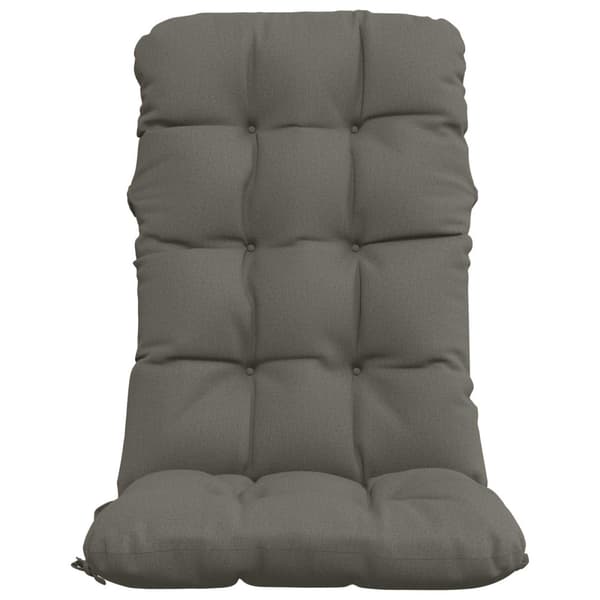 6-delade Höga Ryggstolsdynor VIANEN 6 st 100% Polyester Grå